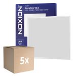 Multipack 5x Noxion LED Panel Ecowhite V4.0 28W 3360lm - 830-840-865 CCT | 60x60cm - Philips driver