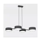 Emibig Pendant Drumz Steel Black | Suitable for 4x E14 - Max 10W